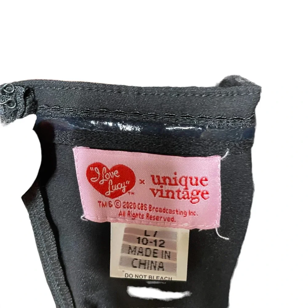 Unique Vintage x I Love Lucy Black Starlet Jumpsuit Size Large - Picture 12 of 12